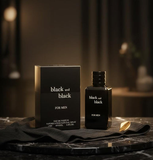 Black and Black Luxury Fragrance for Men – Long Lasting Eau De Perfum (100ml)