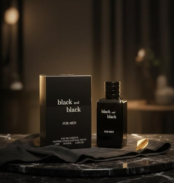 Black and Black Luxury Fragrance for Men – Long Lasting Eau De Perfum (100ml)